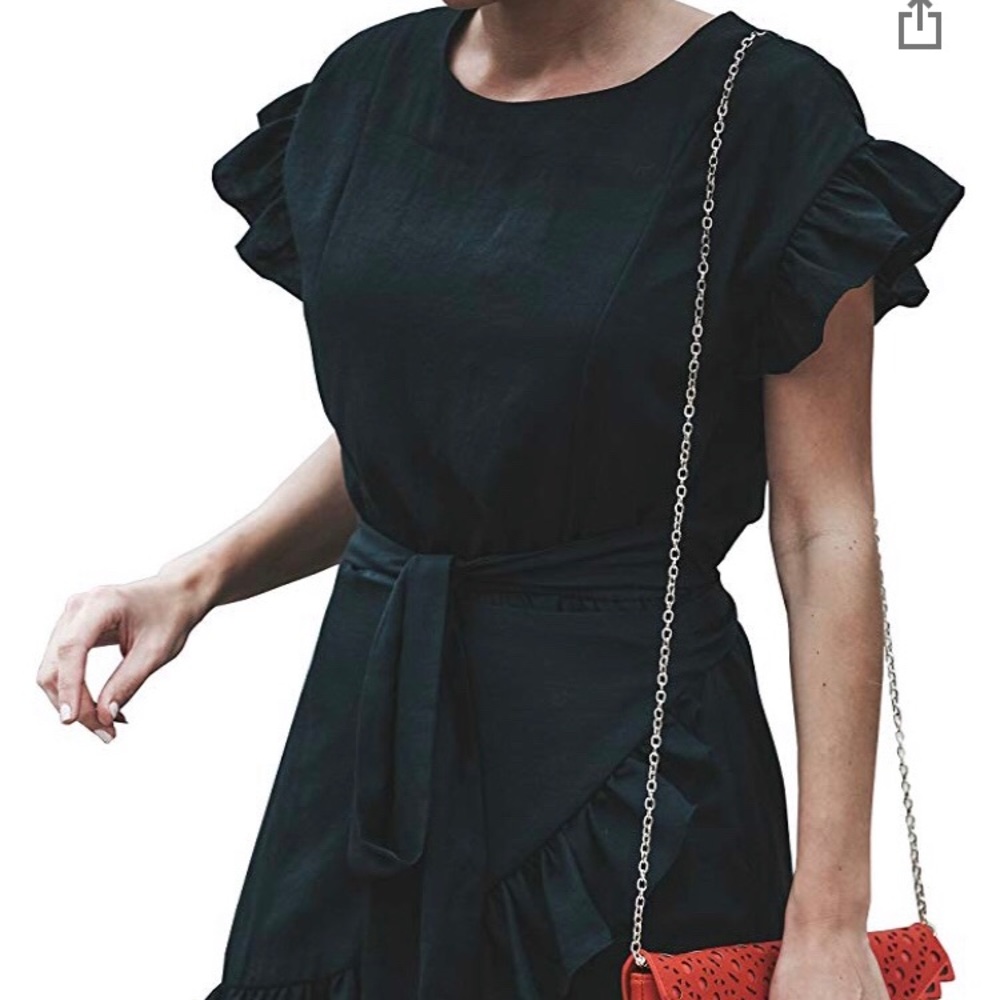 Black Wrap Dress